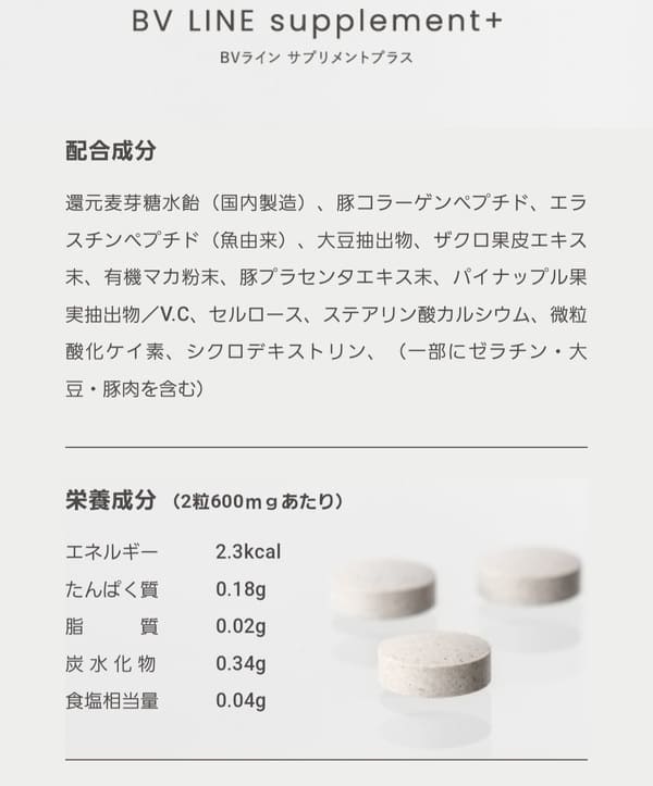 配合成分と栄養成分